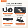image:imageVEVOR Portable Massage Table 28 W 2 Folding Lightweight Massage Table 8Level Height Adjustable Salon Tattoo Bed Spa Table with Headrest Armrests Hand Pallet amp Carrying Bag 600LBS28inch600lbs