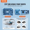 image:imageVEVOR Portable Paint Booth Larger Spray Tent with Builtin Floor amp Mesh Screen Windproof Hooks for Furniture DIY Hobby Tool 75x52x52ft Spray Paint Shelter23x13x9Ft