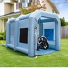 image:imageVEVOR Portable Paint Booth Larger Spray Tent with Builtin Floor amp Mesh Screen Windproof Hooks for Furniture DIY Hobby Tool 75x52x52ft Spray Paint Shelter13x10x9Ft