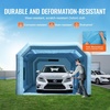 image:imageVEVOR Portable Paint Booth Larger Spray Tent with Builtin Floor amp Mesh Screen Windproof Hooks for Furniture DIY Hobby Tool 75x52x52ft Spray Paint Shelter23x13x9Ft