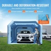 image:imageVEVOR Portable Paint Booth Larger Spray Tent with Builtin Floor amp Mesh Screen Windproof Hooks for Furniture DIY Hobby Tool 75x52x52ft Spray Paint Shelter28x16x11Ft