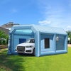 image:imageVEVOR Portable Paint Booth Larger Spray Tent with Builtin Floor amp Mesh Screen Windproof Hooks for Furniture DIY Hobby Tool 75x52x52ft Spray Paint Shelter21x135x10Ft