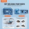 image:imageVEVOR Portable Paint Booth Larger Spray Tent with Builtin Floor amp Mesh Screen Windproof Hooks for Furniture DIY Hobby Tool 75x52x52ft Spray Paint Shelter26x15x10Ft