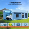 image:imageVEVOR Portable Paint Booth Larger Spray Tent with Builtin Floor amp Mesh Screen Windproof Hooks for Furniture DIY Hobby Tool 75x52x52ft Spray Paint Shelter26x15x10Ft