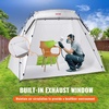 image:imageVEVOR Portable Paint Booth Larger Spray Tent with Builtin Floor amp Mesh Screen Windproof Hooks for Furniture DIY Hobby Tool 75x52x52ft Spray Paint Shelter75x52x52Ft