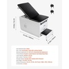 image:imageVEVOR Pro Medical Exam Table Medical Examination Bed with Adjustable Backrest Physical Therapy Exam Table with Locking Cabinet 2 Drawers Paper Roll Dispenser Step Stool amp Leg Rest 500LBS Loading