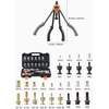 image:imageVEVOR Rivet Nut Tool Kit 17Inch Rivnut Tool Kit with 13 Mandrels and 130 Nuts Metric and SAE Size M3 M4 M5 M6 M8 M10 M12 1213 832 1024 1420 51618 3816 UNC a Carrying CaseRIVET NUT TOOL