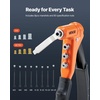 image:imageVEVOR Rivet Nut Tool Kit 17Inch Rivnut Tool Kit with 13 Mandrels and 130 Nuts Metric and SAE Size M3 M4 M5 M6 M8 M10 M12 1213 832 1024 1420 51618 3816 UNC a Carrying CaseRIVET NUT TOOL