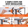 image:imageVEVOR Rivet Nut Tool Kit 17Inch Rivnut Tool Kit with 13 Mandrels and 130 Nuts Metric and SAE Size M3 M4 M5 M6 M8 M10 M12 1213 832 1024 1420 51618 3816 UNC a Carrying CaseRIVET NUT TOOL