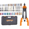 image:imageVEVOR Rivet Nut Tool Kit 17Inch Rivnut Tool Kit with 13 Mandrels and 130 Nuts Metric and SAE Size M3 M4 M5 M6 M8 M10 M12 1213 832 1024 1420 51618 3816 UNC a Carrying CaseRIVET NUT TOOL
