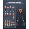 image:imageVEVOR Rivet Nut Tool Kit 17Inch Rivnut Tool Kit with 13 Mandrels and 130 Nuts Metric and SAE Size M3 M4 M5 M6 M8 M10 M12 1213 832 1024 1420 51618 3816 UNC a Carrying CaseRIVET NUT TOOL
