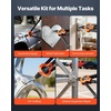 image:imageVEVOR Rivet Nut Tool Kit 17Inch Rivnut Tool Kit with 13 Mandrels and 130 Nuts Metric and SAE Size M3 M4 M5 M6 M8 M10 M12 1213 832 1024 1420 51618 3816 UNC a Carrying CaseRIVET NUT TOOL