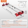 image:imageVEVOR Router Sled 60 inches Portable and Adjustable Slab Flattening Jig DIY Woodworking Router Sled for Flattening Slabs for Wood Flattening Home DIY