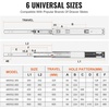 image:imageVEVOR Soft Close Drawer Slides 10 Pairs 22 Inch Heavy Duty Full Extension Side Mount Ball Bearing Drawer Glides Kitchen Cabinet Rails 100LB Load Capacity10 Pairs with Soft Close