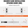 image:imageVEVOR Soft Close Drawer Slides 10 Pairs 22 Inch Heavy Duty Full Extension Side Mount Ball Bearing Drawer Glides Kitchen Cabinet Rails 100LB Load Capacity10 Pairs with Soft Close