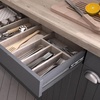 image:imageVEVOR Soft Close Drawer Slides 10 Pairs 22 Inch Heavy Duty Full Extension Side Mount Ball Bearing Drawer Glides Kitchen Cabinet Rails 100LB Load Capacity6 Pairs with Soft Close