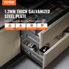 image:imageVEVOR Soft Close Drawer Slides 10 Pairs 22 Inch Heavy Duty Full Extension Side Mount Ball Bearing Drawer Glides Kitchen Cabinet Rails 100LB Load Capacity6 Pairs with Soft Close