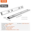 image:imageVEVOR Soft Close Drawer Slides 10 Pairs 22 Inch Heavy Duty Full Extension Side Mount Ball Bearing Drawer Glides Kitchen Cabinet Rails 100LB Load Capacity10 Pairs with Soft Close