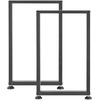 image:imageVEVOR Table Legs 291 H x 177 W Square Steel Furniture Legs Modular Design Easy Assembly 2204 lbs Max Load Heavy Duty for Home Office Desk Workbenches Dinner Bar Tables Set of 2 Black