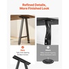 image:imageVEVOR Table Legs 291 H x 217 W Trapezoid Steel Furniture Legs Modular Design Easy Assembly 2204 lbs Max Load Heavy Duty Ideal for Home Office Desk Coffee Dinner Bar TablesSet of 2 Black