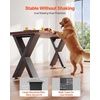 image:imageVEVOR Table Legs 295 H x 299 W Steel Furniture Legs Modular Design Easy Assembly 2204 lbs Max Load Heavy Duty for Home Office Desk Coffee Dinner Bar Tables Workbench2 PCS X Frame BlackBlack