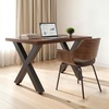 image:imageVEVOR Table Legs 295 H x 299 W Steel Furniture Legs Modular Design Easy Assembly 2204 lbs Max Load Heavy Duty for Home Office Desk Coffee Dinner Bar Tables Workbench2 PCS X Frame BlackBlack