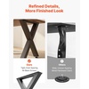image:imageVEVOR Table Legs 295 H x 299 W Steel Furniture Legs Modular Design Easy Assembly 2204 lbs Max Load Heavy Duty for Home Office Desk Coffee Dinner Bar Tables Workbench2 PCS X Frame BlackBlack