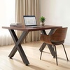image:imageVEVOR Table Legs 295 H x 299 W Steel Furniture Legs Modular Design Easy Assembly 2204 lbs Max Load Heavy Duty for Home Office Desk Coffee Dinner Bar Tables Workbench2 PCS X Frame BlackBlack