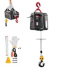image:imageVEVOR 2in1 Electric Hoist Winch 660 lbs Capacity 1500W Portable Power Winch Crane 984 ft Lifting Height 62 ftmin with Wired and Wireless Remote Control for Factory Warehouss Garage1100lbs 25ft