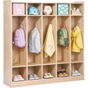 image:imageVEVOR 5Section Classroom Coat Locker 10 Cubbies for Daycare Classroom Cubbies with 4 Casters amp 5 Hooks Daycare Furniture for Home School Nursery Kindergarten