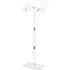 image:imageVEVOR Podium Stand 41Inch Wooden Lectern Laptop Desk with Wide Reading Surface and Storage Shelf Edge Stopper Elegant Design FloolStanding for Classroom Conference Church and PresentationPortable Lectern