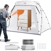 image:imageVEVOR Portable Paint Booth Larger Spray Tent with Builtin Floor amp Mesh Screen Windproof Hooks for Furniture DIY Hobby Tool 75x52x52ft Spray Paint Shelter75x52x52Ft