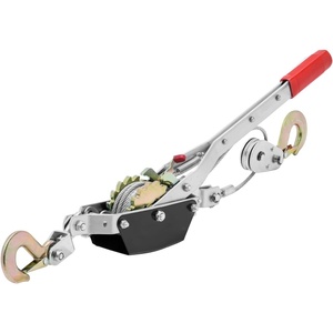 image:imageVEVOR Come Along Winch 2 Ton 4409 lbs Pulling Capacity 12 ft Steel Cable 2 Hooks Heavy Duty Ratchet Power Puller Tool with Dual Gears Automotive Hoist Cable Puller Ideal for Vehicle Rescue2 Ton