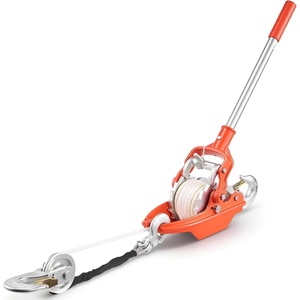 image:imageVEVOR Come Along Winch 2 Ton 4409 lbs Pulling Capacity 12 ft Steel Cable 2 Hooks Heavy Duty Ratchet Power Puller Tool with Dual Gears Automotive Hoist Cable Puller Ideal for Vehicle Rescue3 Ton