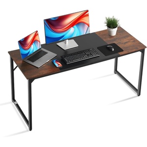 image:imageVEVOR Executive Desk 709 x 315 inch Large Computer Desk PC Workstation for Home Office Modern Simple Wood Laptop Study Writing Table Metal Frame Business Furniture Rustic Brown and Black63  236