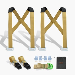 image:imageVEVOR Moving Straps 2Person Lifting and Moving System with 2 Harness Straps 2 LoadBearing amp 1 Handheld Adjustable Lifting Shoulder Move Furniture Appliances Mattresses