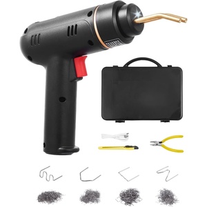 image:imageVEVOR Plastic Welding Kit 220W Plastic Welder Gun with 800PCS Hot Staples amp 56PCS Welding Rods Professional Hot Staple Welding Gun with LED Light Carrying Case for Kayak Toys Car Bumper Repair120W Cordless Plastic Welder Gun