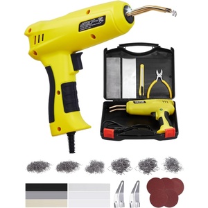 image:imageVEVOR Plastic Welding Kit 220W Plastic Welder Gun with 800PCS Hot Staples amp 56PCS Welding Rods Professional Hot Staple Welding Gun with LED Light Carrying Case for Kayak Toys Car Bumper Repair220W Gun with 1200PCS