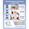 image:imageVEVOR Commercial Ice Maker Machine 120 lbs24H Ice Production 33 lbs Storage Bin 45 Cubes per Cycle Stainless Steel Under Counter amp Freestanding Ice Maker with LED Display for Home Bar Restaurant440lbs24H