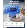 image:imageVEVOR Commercial Ice Maker Machine 120 lbs24H Ice Production 33 lbs Storage Bin 45 Cubes per Cycle Stainless Steel Under Counter amp Freestanding Ice Maker with LED Display for Home Bar Restaurant90lbs24HDual Water Inlet