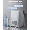 image:imageVEVOR Commercial Ice Maker Machine 120 lbs24H Ice Production 33 lbs Storage Bin 45 Cubes per Cycle Stainless Steel Under Counter amp Freestanding Ice Maker with LED Display for Home Bar Restaurant150Lbs24HDual Water Inlet