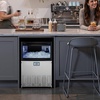 image:imageVEVOR Commercial Ice Maker Machine 120 lbs24H Ice Production 33 lbs Storage Bin 45 Cubes per Cycle Stainless Steel Under Counter amp Freestanding Ice Maker with LED Display for Home Bar Restaurant200lbs24H