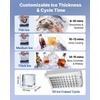 image:imageVEVOR Commercial Ice Maker Machine 120 lbs24H Ice Production 33 lbs Storage Bin 45 Cubes per Cycle Stainless Steel Under Counter amp Freestanding Ice Maker with LED Display for Home Bar Restaurant130Lbs24H