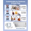 image:imageVEVOR Commercial Ice Maker Machine 120 lbs24H Ice Production 33 lbs Storage Bin 45 Cubes per Cycle Stainless Steel Under Counter amp Freestanding Ice Maker with LED Display for Home Bar Restaurant160lbs24H