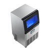 image:imageVEVOR Commercial Ice Maker Machine 120 lbs24H Ice Production 33 lbs Storage Bin 45 Cubes per Cycle Stainless Steel Under Counter amp Freestanding Ice Maker with LED Display for Home Bar Restaurant80lbs24H