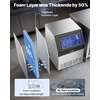 image:imageVEVOR Commercial Ice Maker Machine 120 lbs24H Ice Production 33 lbs Storage Bin 45 Cubes per Cycle Stainless Steel Under Counter amp Freestanding Ice Maker with LED Display for Home Bar Restaurant360Lbs24H