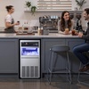 image:imageVEVOR Commercial Ice Maker Machine 120 lbs24H Ice Production 33 lbs Storage Bin 45 Cubes per Cycle Stainless Steel Under Counter amp Freestanding Ice Maker with LED Display for Home Bar Restaurant100lbs24HBullet Ice