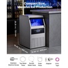 image:imageVEVOR Commercial Ice Maker Machine 120 lbs24H Ice Production 33 lbs Storage Bin 45 Cubes per Cycle Stainless Steel Under Counter amp Freestanding Ice Maker with LED Display for Home Bar Restaurant150Lbs24HDual Water Inlet