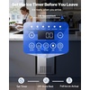 image:imageVEVOR Commercial Ice Maker Machine 120 lbs24H Ice Production 33 lbs Storage Bin 45 Cubes per Cycle Stainless Steel Under Counter amp Freestanding Ice Maker with LED Display for Home Bar Restaurant120lbs24HDual Water Inlet
