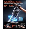 image:imageVEVOR Press Tool 18V Electric Pipe Crimping Tool for 12 34 1 Copper Pipes 24KN Press Tool Kit Compatible with ProPress  with 3 Press Jaws 2pcs 18V 2AH Battery Fast Charger amp Carrying CaseCompact Size